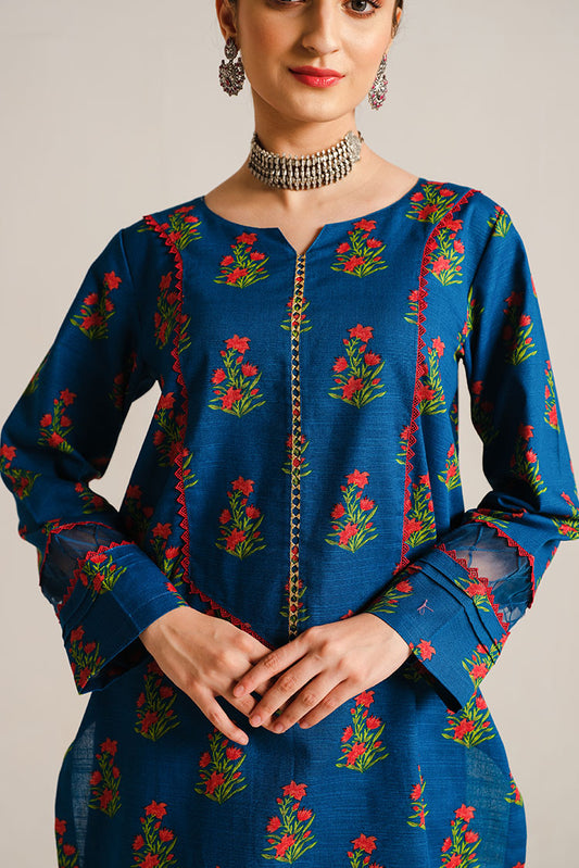 Picture of Humjoli - 2 Piece Khaddar Pret Collection - HJ-W-08 - Available at Raja Sahib