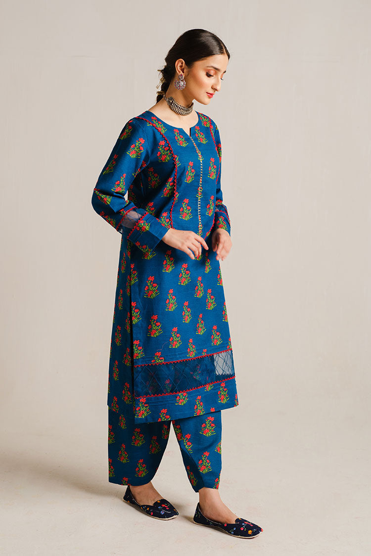 Picture of Humjoli - 2 Piece Khaddar Pret Collection - HJ-W-08 - Available at Raja Sahib