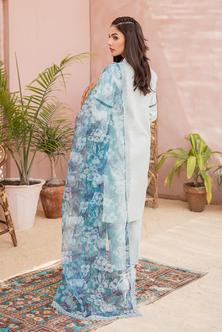 Picture of Maria Osama Khan - Casual Pret Collection - Blue Bell - Available at Raja Sahib