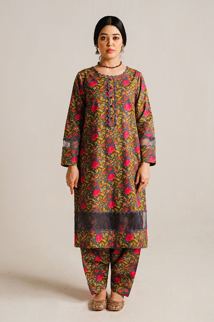 Picture of Humjoli - 2 Piece Khaddar Pret Collection - HJ-W-09 - Available at Raja Sahib