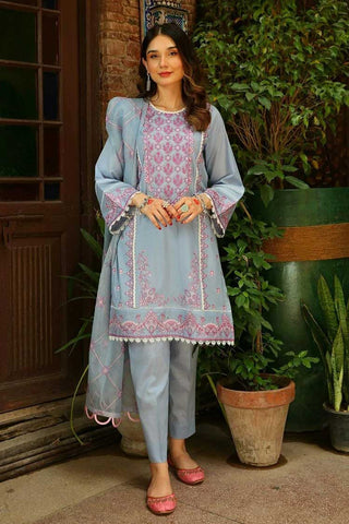 C1 - Imrozeh Embroidered Lawn 3-PC Suit