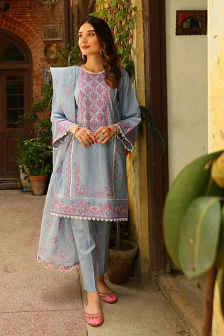 C1 - Imrozeh Embroidered Lawn 3-PC Suit