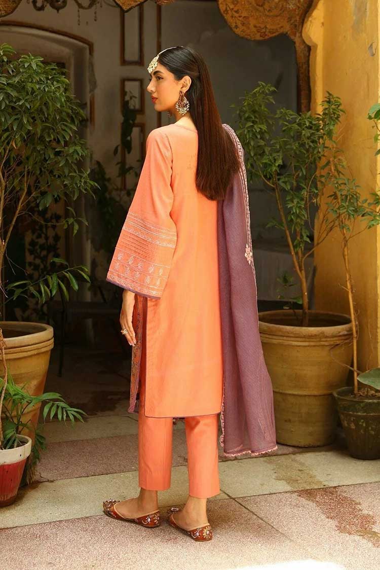 Picture of Shanyera - C2 - Maahru Embroidered Lawn 3-PC Suit - Available at Raja Sahib