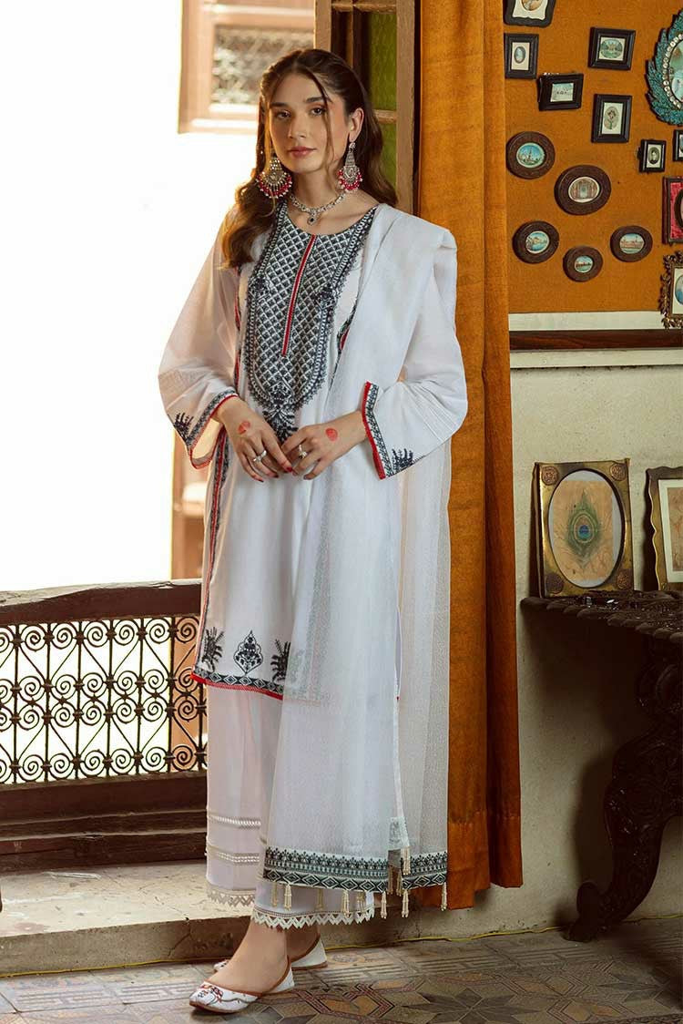 Picture of Shanyera - C3 - Afaq Embroidered Lawn 3-PC Suit - Available at Raja Sahib