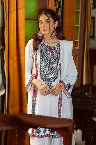 C3 - Afaq Embroidered Lawn 3-PC Suit
