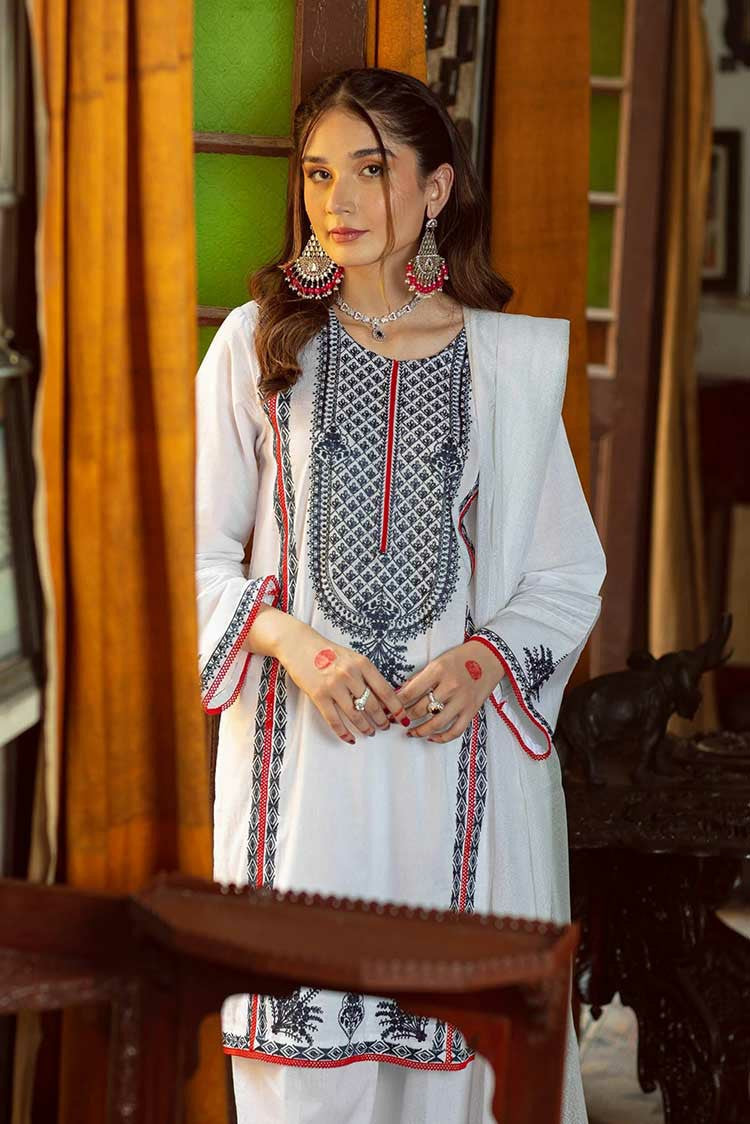 Picture of Shanyera - C3 - Afaq Embroidered Lawn 3-PC Suit - Available at Raja Sahib