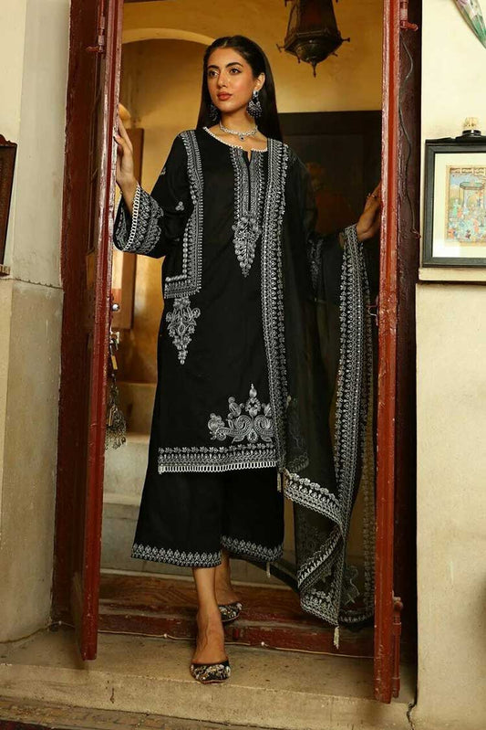 Picture of Shanyera - C6 - Mohaar Embroidered Lawn 3-PC Suit - Available at Raja Sahib