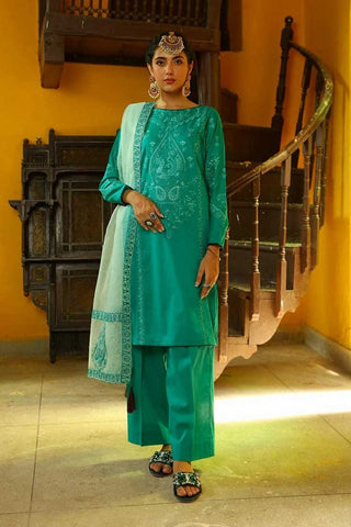 Picture of Shanyera - C7 - Bahhar Embroidered Lawn 3-PC Suit - Available at Raja Sahib