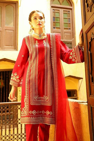 C8 - Gul-zara Embroidered Lawn 3-PC Suit