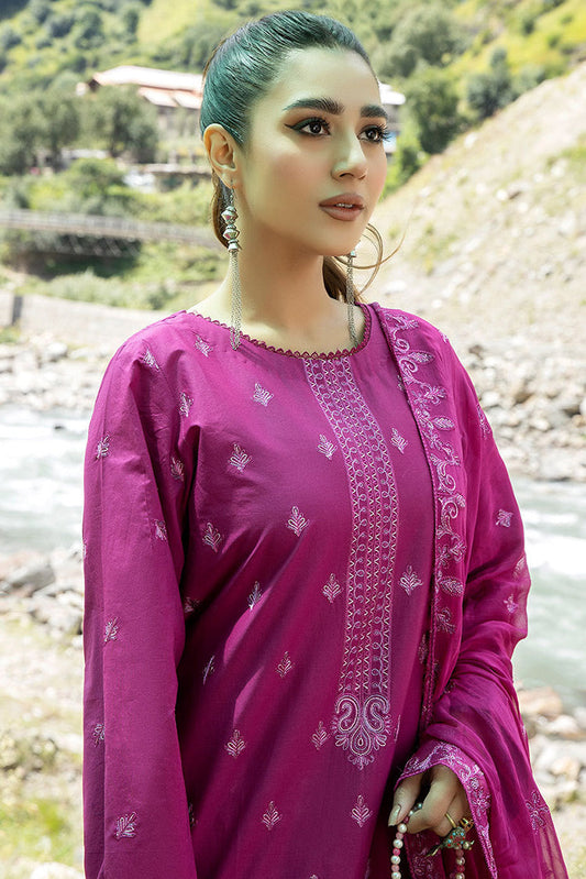 Picture of Safwa - Clara Premium Embroidered Cotton Lawn Collection - CAA-02 - Available at Raja Sahib