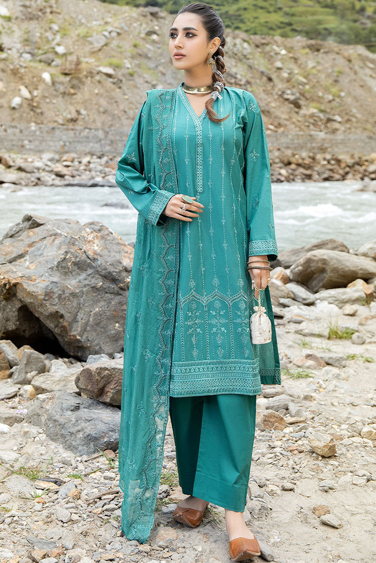 Picture of Safwa - Clara Premium Embroidered Cotton Lawn Collection - CAA-09 - Available at Raja Sahib