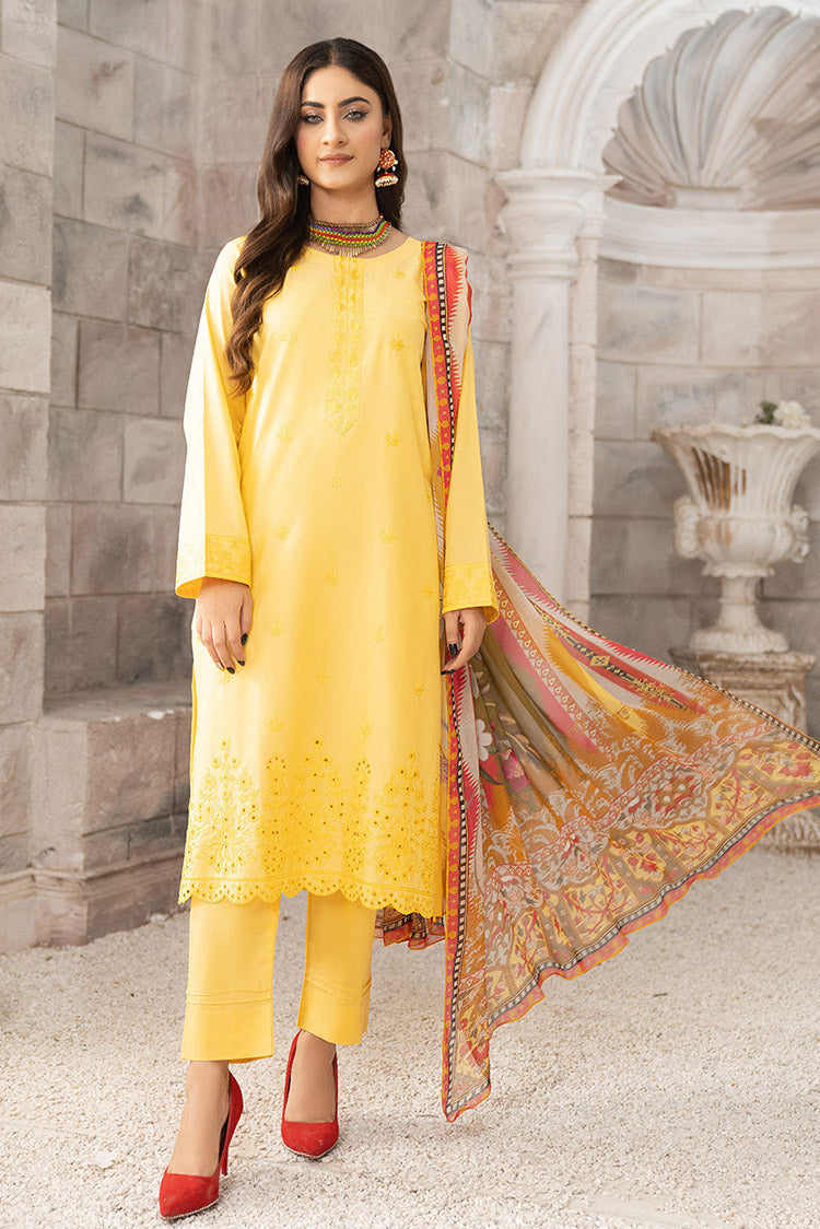 Crystal Cambric 3 Piece Embroidered Collection Vol 01 <!--2023-->