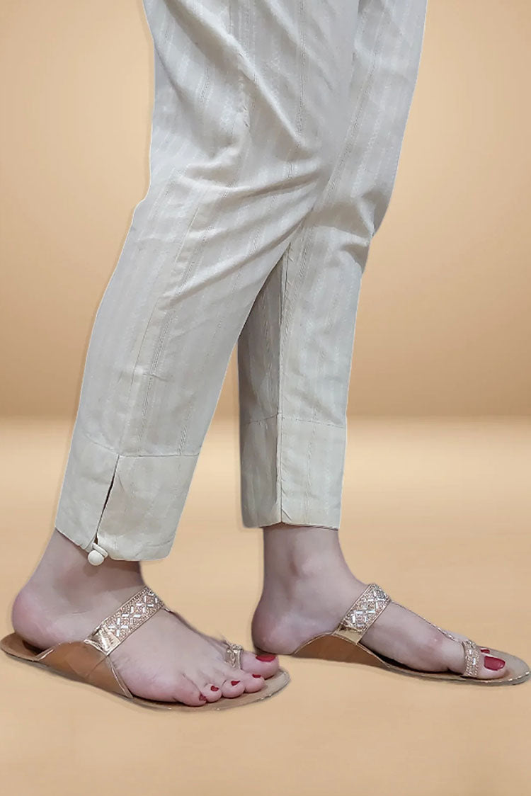 Picture of Ethereal - Cotton Cigarette Trouser - Available at Raja Sahib