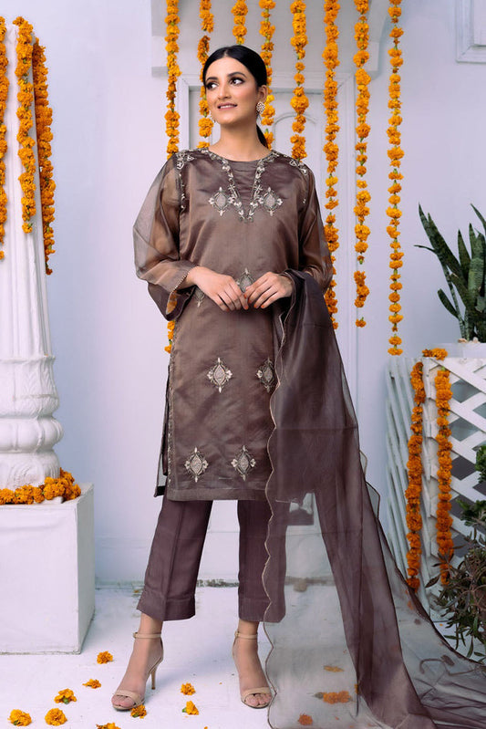 Picture of PSK Couture - Humsafar Exclusive Collection - Copper Haze - Available at Raja Sahib