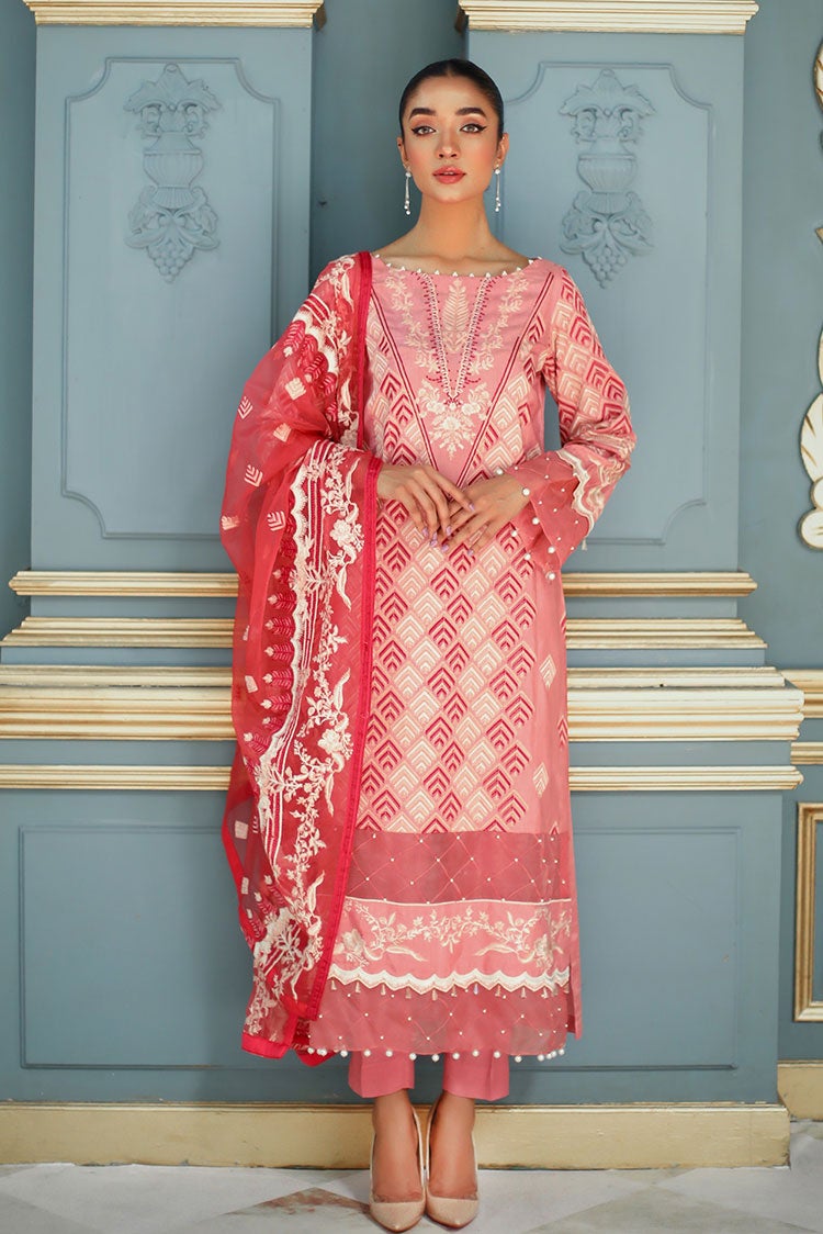 Picture of Shanyera - D3-Pink Delicacy Aria Winter Pret Collection - Available at Raja Sahib