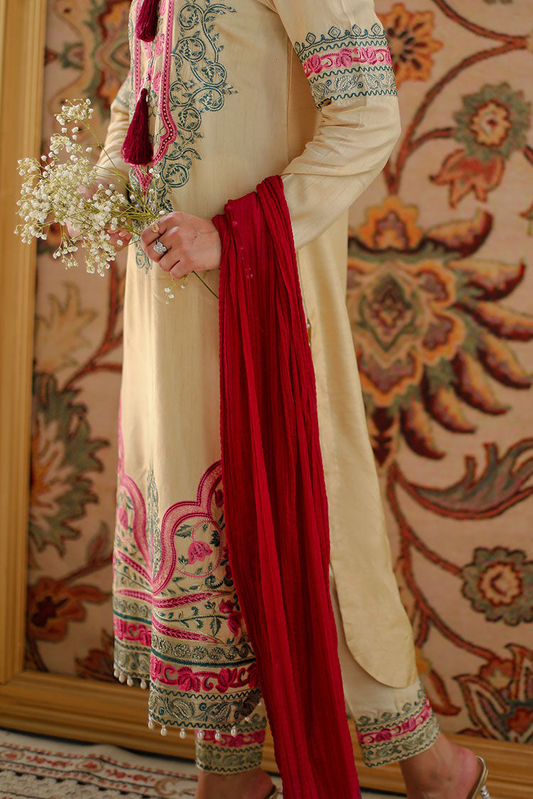 Picture of Shanyera - D5-Beige Beauty Aria Winter Pret Collection - Available at Raja Sahib