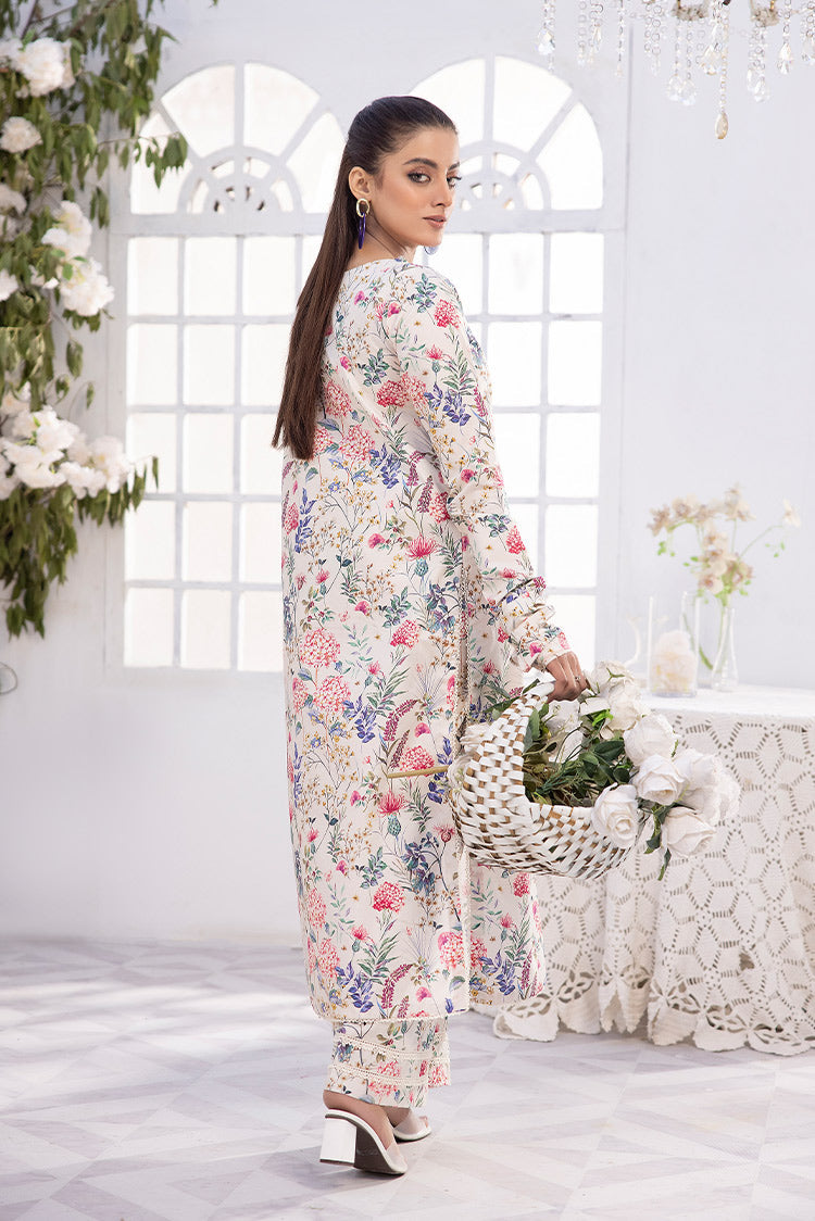 Picture of Ellena - 2-PC Unstitched Digital Printed Lawn Suit - Available at Raja Sahib