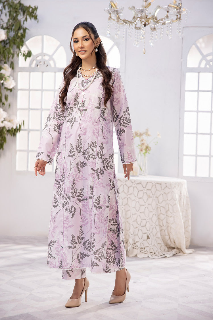 Picture of 2-PC Unstitched Digital Printed Lawn Suit - Available at Raja Sahib