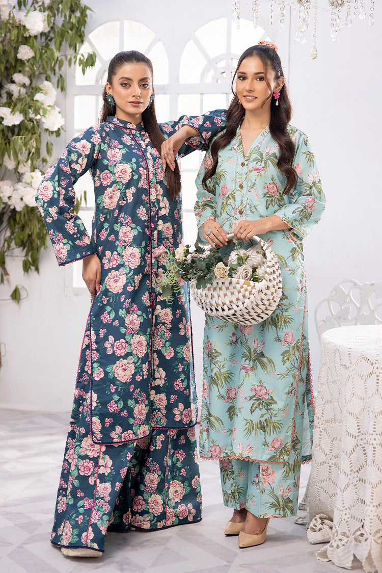 Picture of 2-PC Unstitched Digital Printed Lawn Suit - Available at Raja Sahib