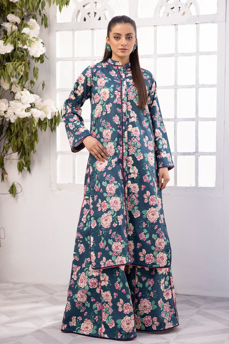 Picture of 2-PC Unstitched Digital Printed Lawn Suit - Available at Raja Sahib