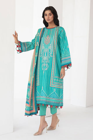 Picture of Ellena - 3-PC Unstitched Digital Printed Lawn Suit - Available at Raja Sahib