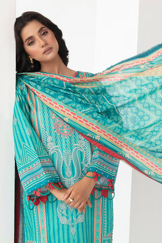 Picture of Ellena - 3-PC Unstitched Digital Printed Lawn Suit - Available at Raja Sahib