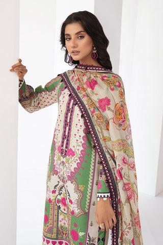 Picture of Ellena - 3-PC Unstitched Digital Printed Lawn Suit - Available at Raja Sahib