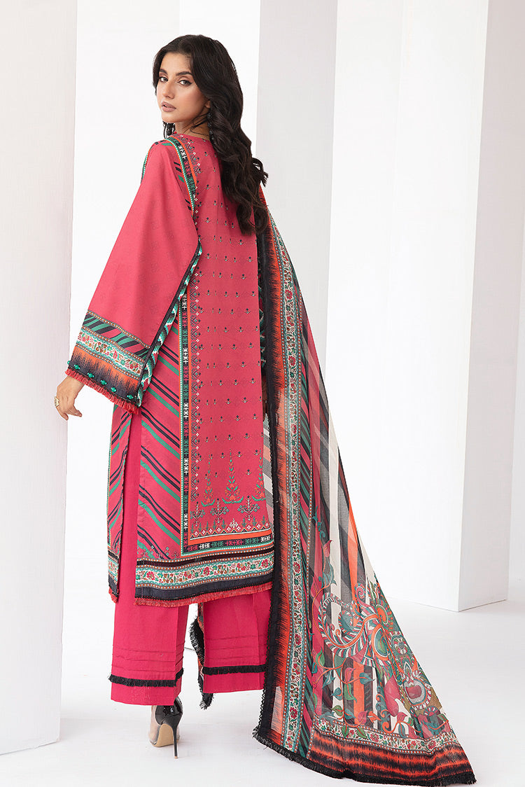 Picture of Ellena - 3-PC Unstitched Digital Printed Lawn Suit - Available at Raja Sahib