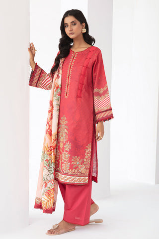 Picture of Ellena - 3-PC Unstitched Digital Printed Lawn Suit - Available at Raja Sahib