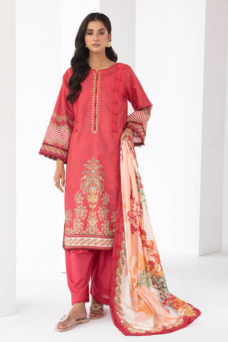 Picture of Ellena - 3-PC Unstitched Digital Printed Lawn Suit - Available at Raja Sahib