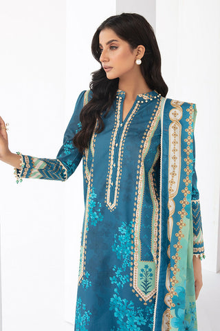 Picture of Ellena - 3-PC Unstitched Digital Printed Lawn Suit - Available at Raja Sahib