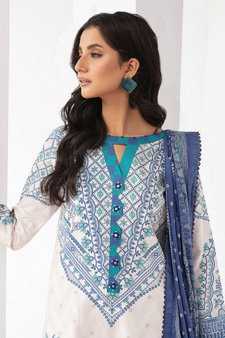 Picture of Ellena - 3-PC Unstitched Digital Printed Lawn Suit - Available at Raja Sahib