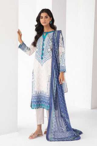 Picture of Ellena - 3-PC Unstitched Digital Printed Lawn Suit - Available at Raja Sahib