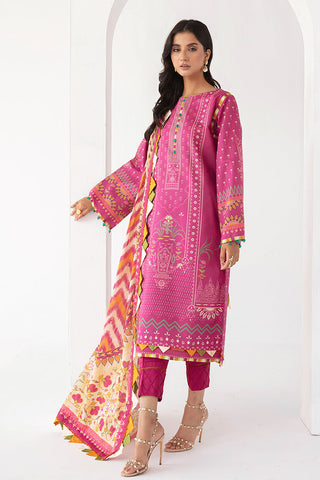 Picture of Ellena - 3-PC Unstitched Digital Printed Lawn Suit - Available at Raja Sahib