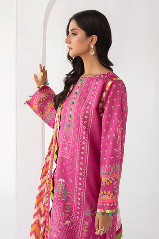 Picture of Ellena - 3-PC Unstitched Digital Printed Lawn Suit - Available at Raja Sahib