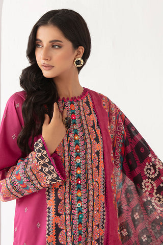 Picture of Ellena - 3-PC Unstitched Digital Printed Lawn Suit - Available at Raja Sahib