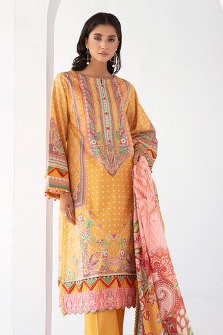 Picture of Ellena - 3-PC Unstitched Digital Printed Lawn Suit - Available at Raja Sahib