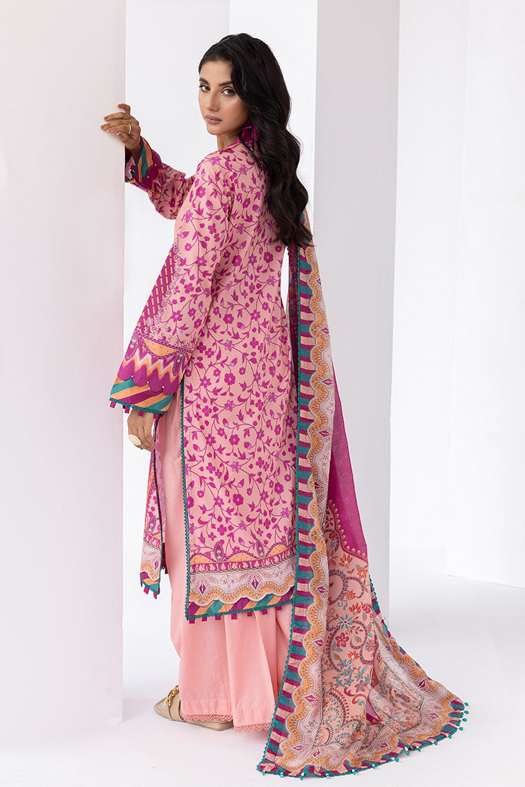 Picture of Ellena - 3-PC Unstitched Digital Printed Lawn Suit - Available at Raja Sahib