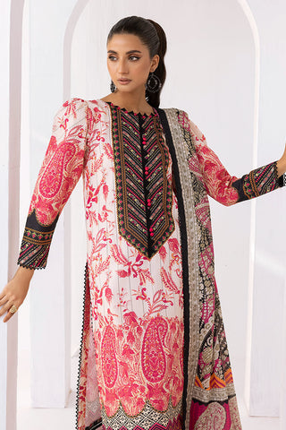 Picture of Ellena - 3-PC Unstitched Digital Printed Lawn Suit - Available at Raja Sahib