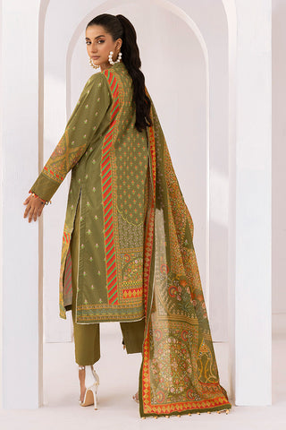 Picture of Ellena - 3-PC Unstitched Digital Printed Lawn Suit - Available at Raja Sahib