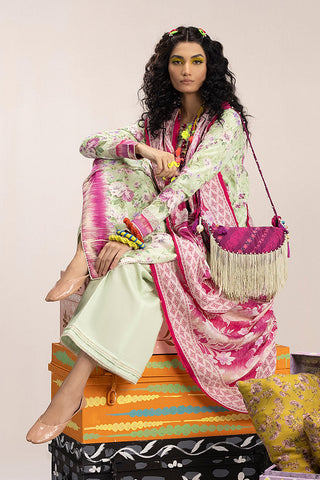 3-PC Unstitched Digital Printed Lawn Suit