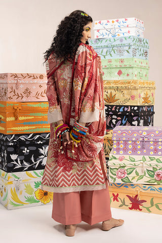 Picture of Ellena - 3-PC Unstitched Digital Printed Lawn Suit - Available at Raja Sahib