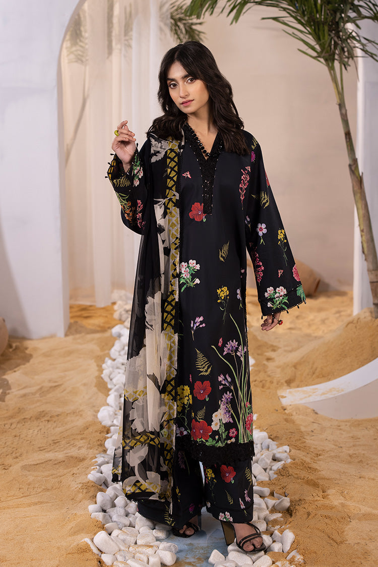 Picture of Ellena - 3-PC Unstitched Digital Printed Lawn Suit - Available at Raja Sahib