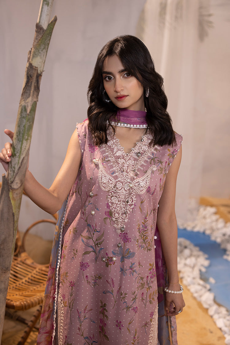 Picture of Ellena - 3-PC Unstitched Digital Printed Lawn Suit - Available at Raja Sahib