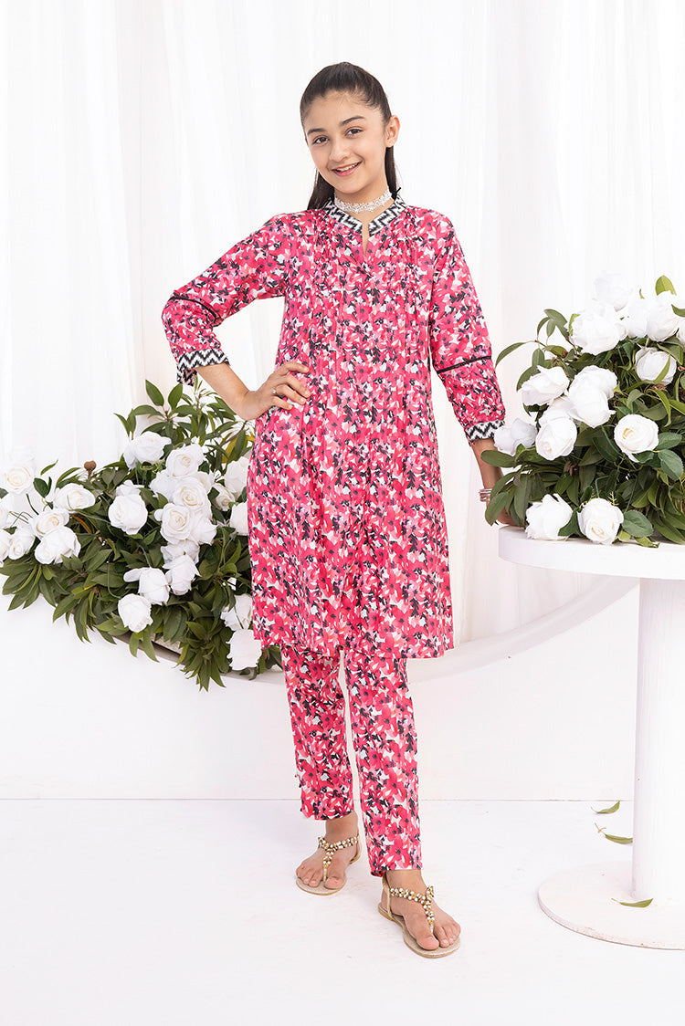 Picture of Ellena - 2-PC Stitched Printed Lawn Suit - Available at Raja Sahib