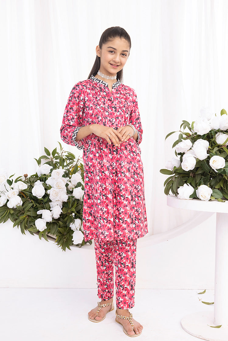 Picture of Ellena - 2-PC Stitched Printed Lawn Suit - Available at Raja Sahib