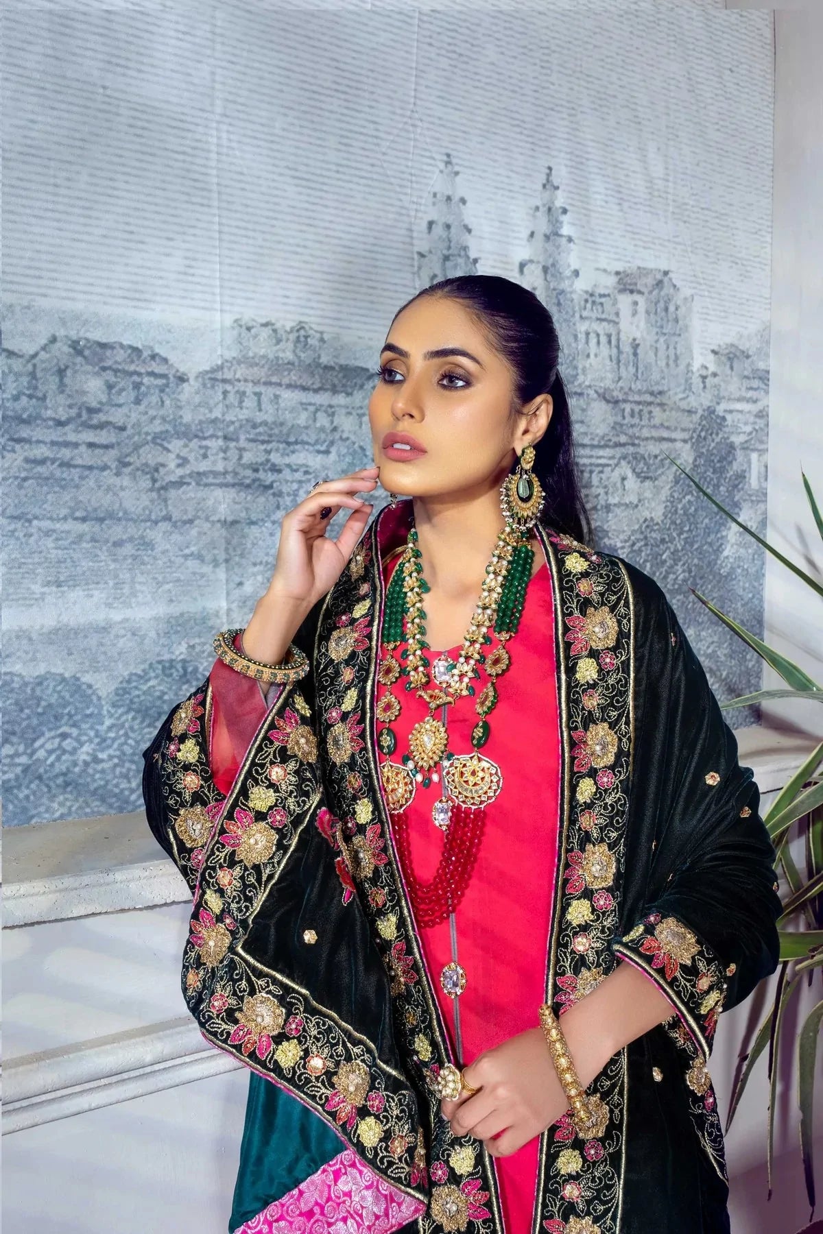 Picture of Shahbano - Ibtida Velvet Pret Collection-Emerald Green - Available at Raja Sahib