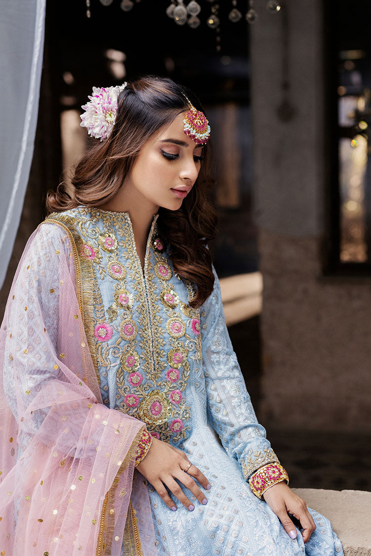 Picture of RJS Pret - Pari Formal Pret Collection - Enchanted Sky Blue - Available at Raja Sahib