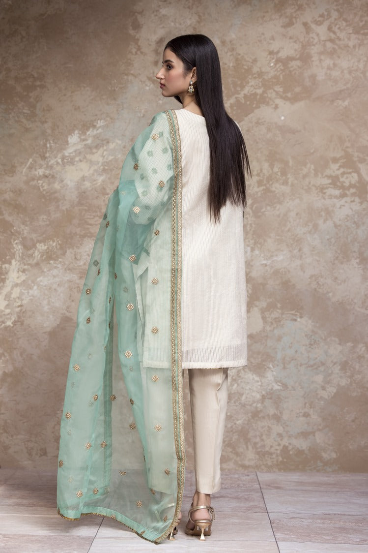 Picture of Ellena - 3-PC Stitched Organza Suit - Available at Raja Sahib