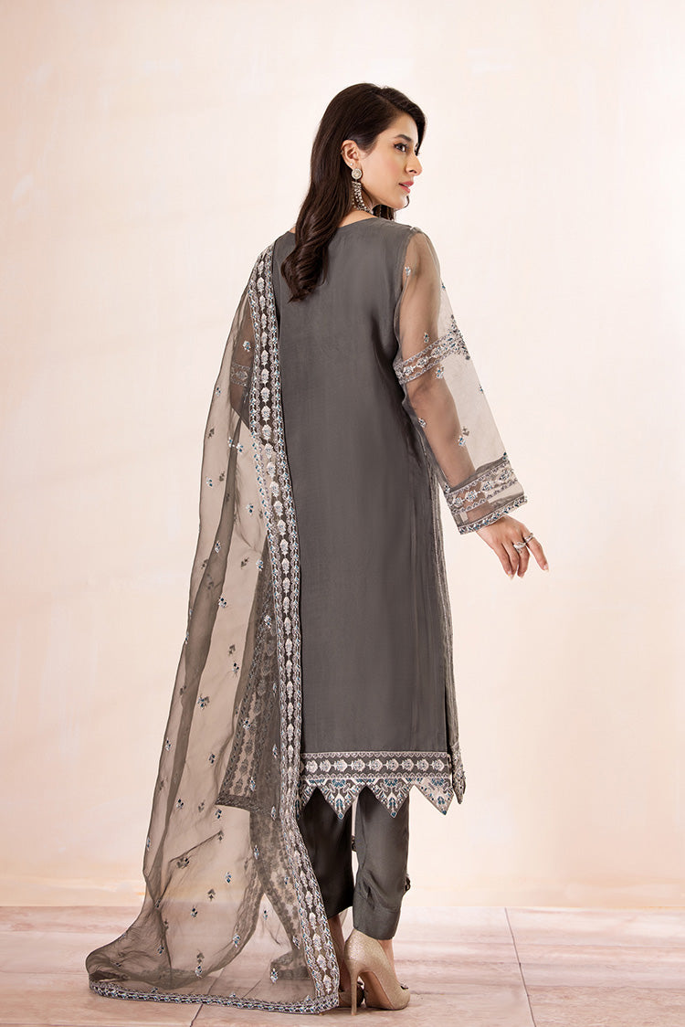 Picture of Ellena - 3-PC Stitched Embroidered Organza Suit - Available at Raja Sahib